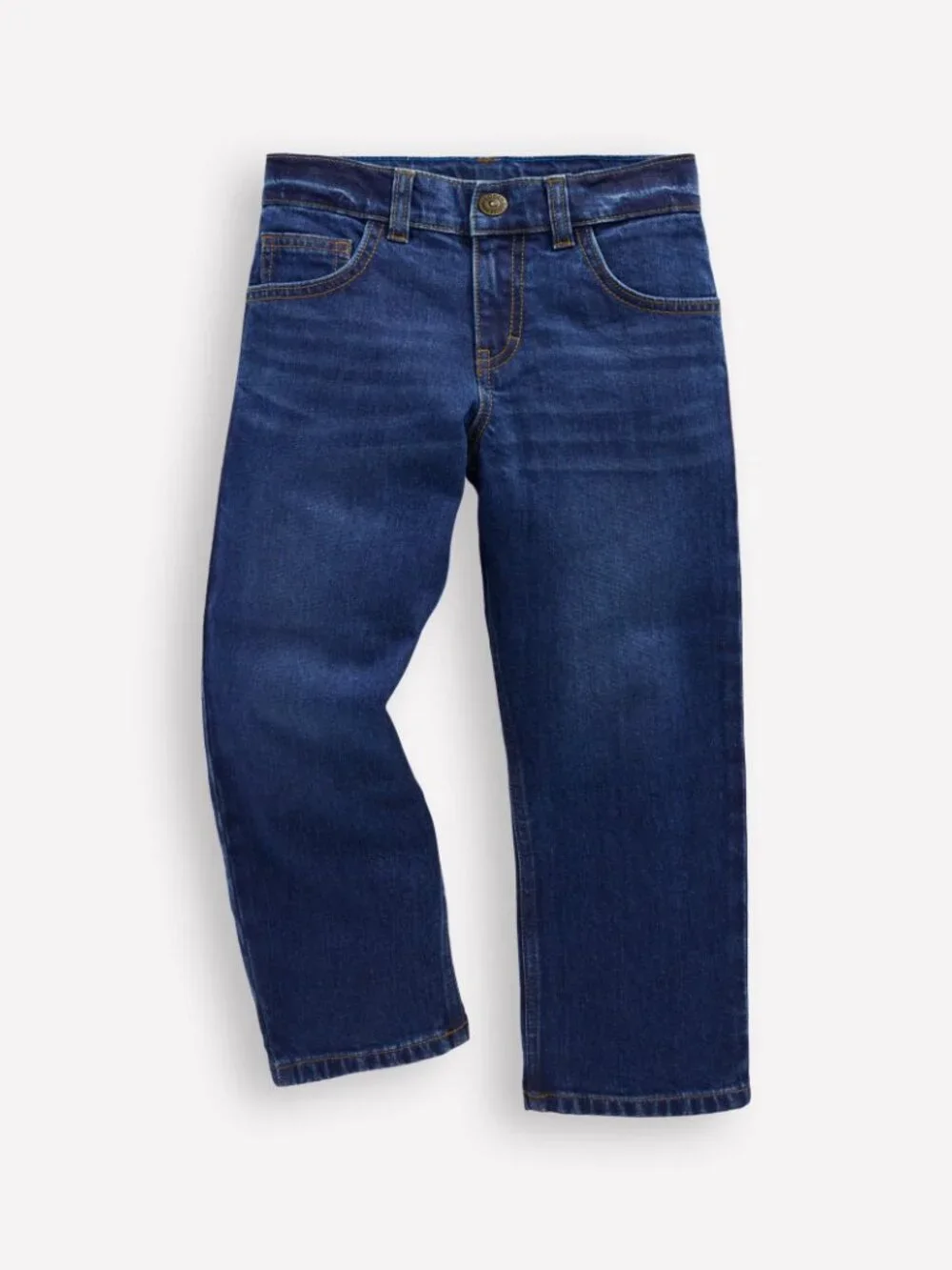 Mini Boden Everyday Straight Leg Jeans in Dark Wash Kids Size 9-10 YO